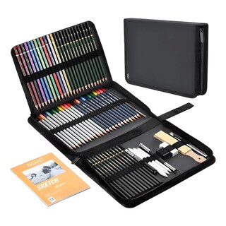 Foto 1 | Kit De Dibujo Lab.g Profesional Lápices Boceto Y Accesorios 72 Pzs Estuche Negro