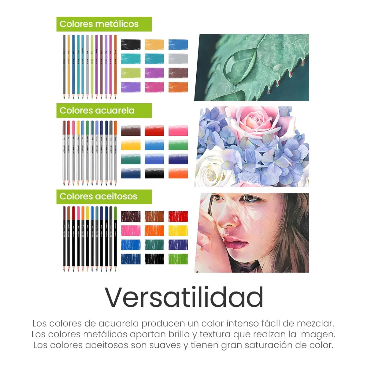 Foto 3 | Kit De Dibujo Lab.g  Profesional Lápices Boceto Y Accesorios 72 Pzs Estuche Negro
