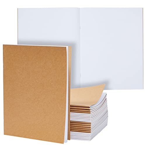 Foto 2 pulgar | Conjunto 24 Cuadernos sin Líneas Carta Papel Kraft 24 Hojas - Venta Internacional