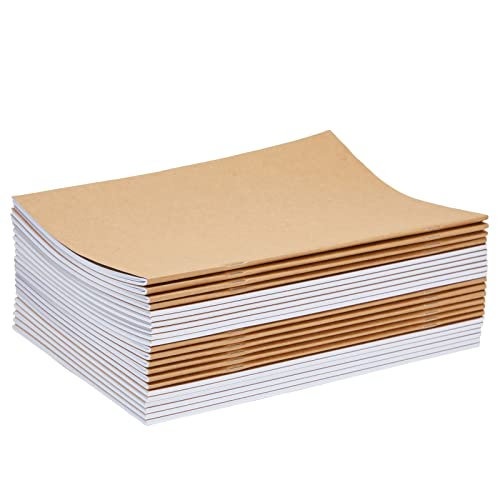 Foto 5 pulgar | Conjunto 24 Cuadernos sin Líneas Carta Papel Kraft 24 Hojas - Venta Internacional