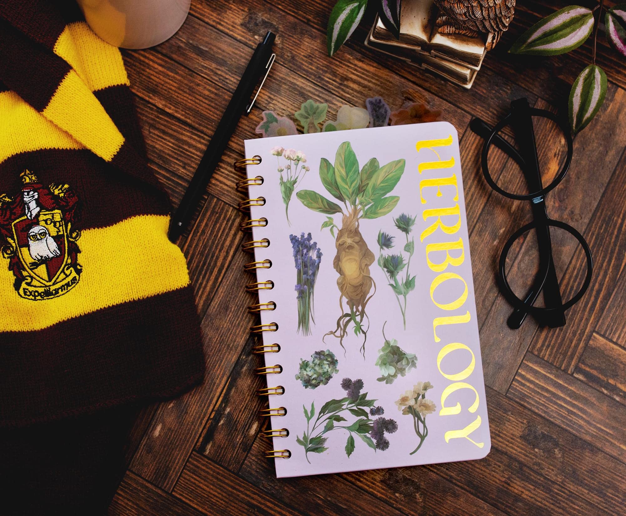 Foto 4 pulgar | Libreta Espiral Harry Potter Hogwarts Herbology 75 Páginas - Venta Internacional