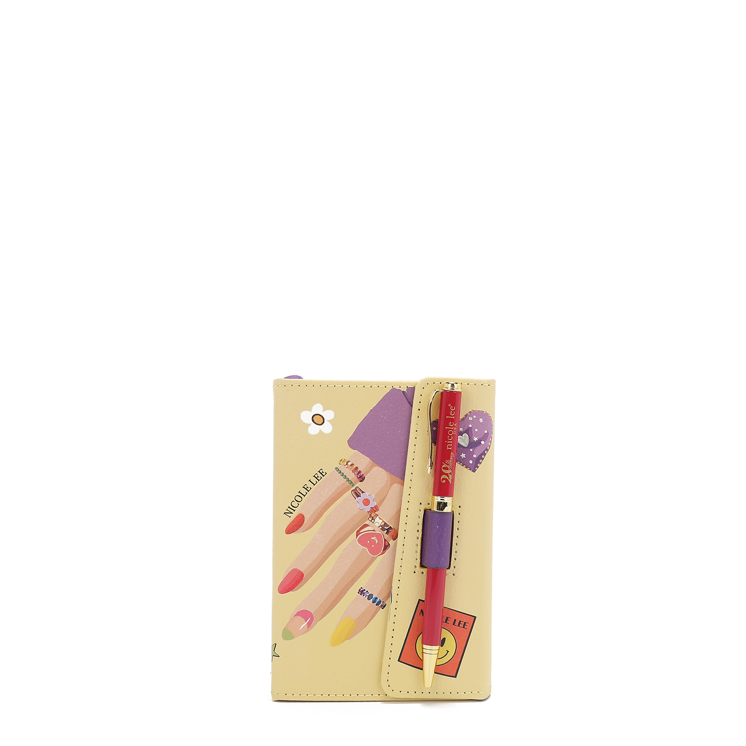 Foto 2 pulgar | Libreta De Bolsillo C/pluma De Nicole Lee Print Nail