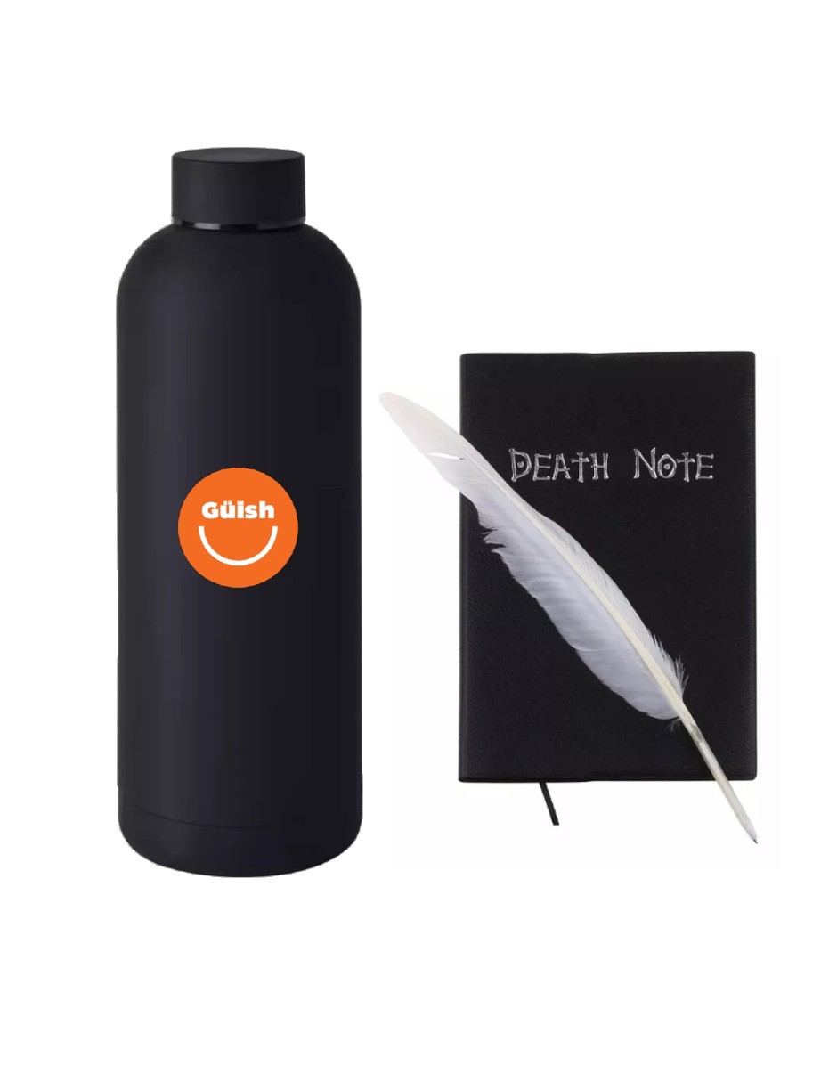 Foto 2 pulgar | Cuaderno Death Note + Termo Güish Gratis