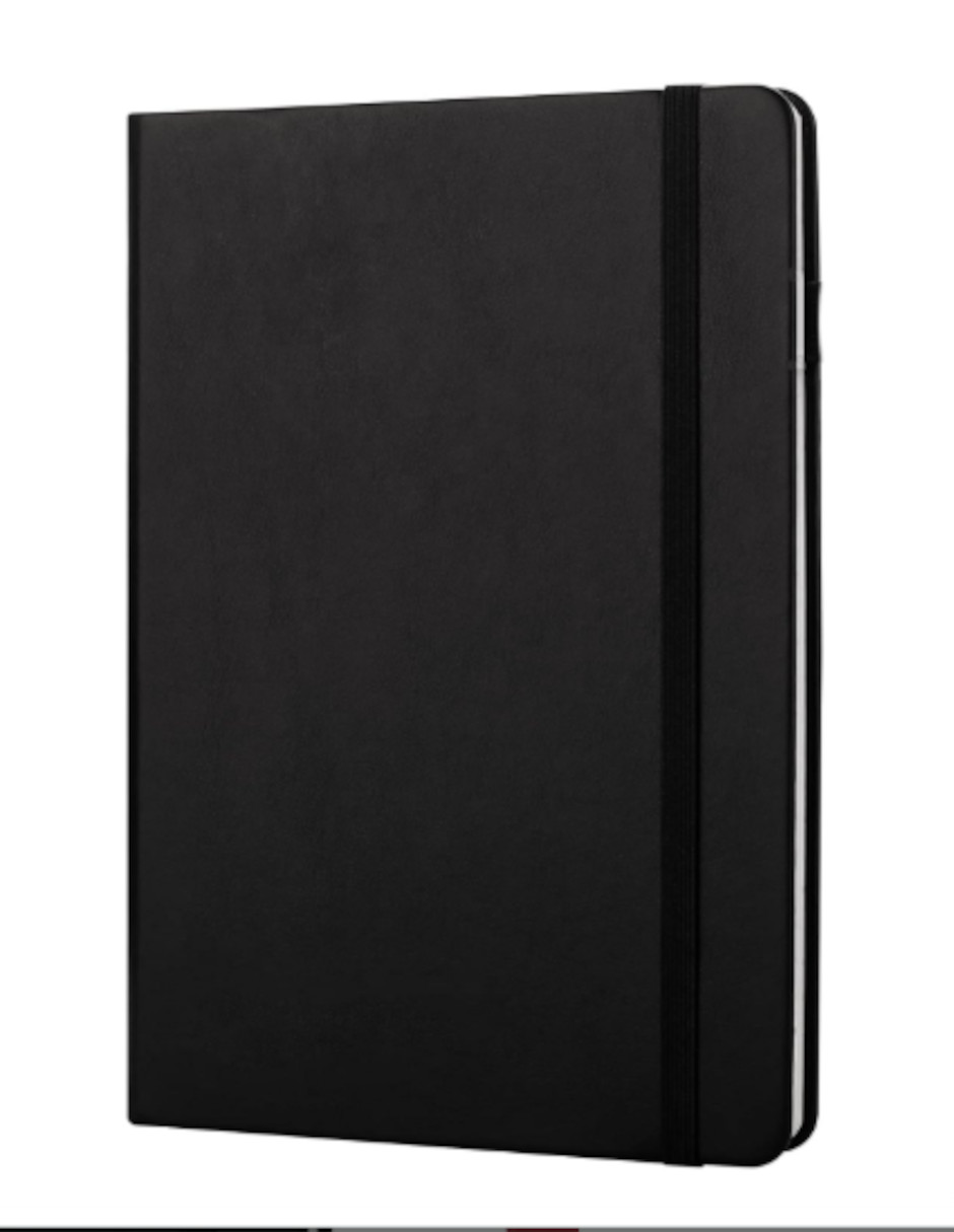 Foto 3 pulgar | Libreta Tipo Moleskine Negra + Termo Güish