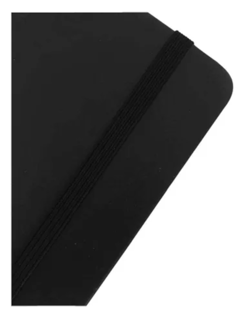 Foto 4 pulgar | Libreta Tipo Moleskine Negra + Termo Güish