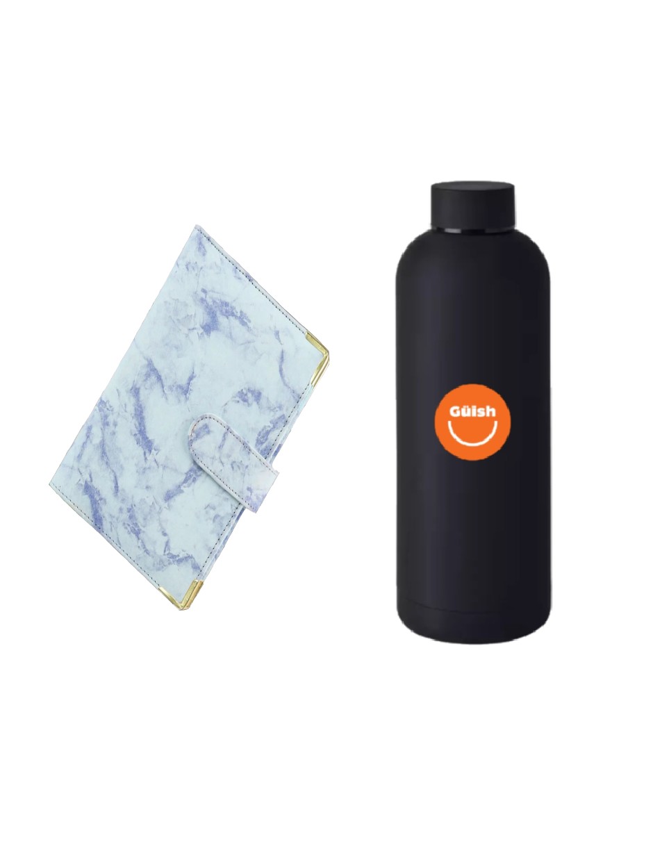 Foto 2 pulgar | Organigastos Azul + Termo Güish Gratis
