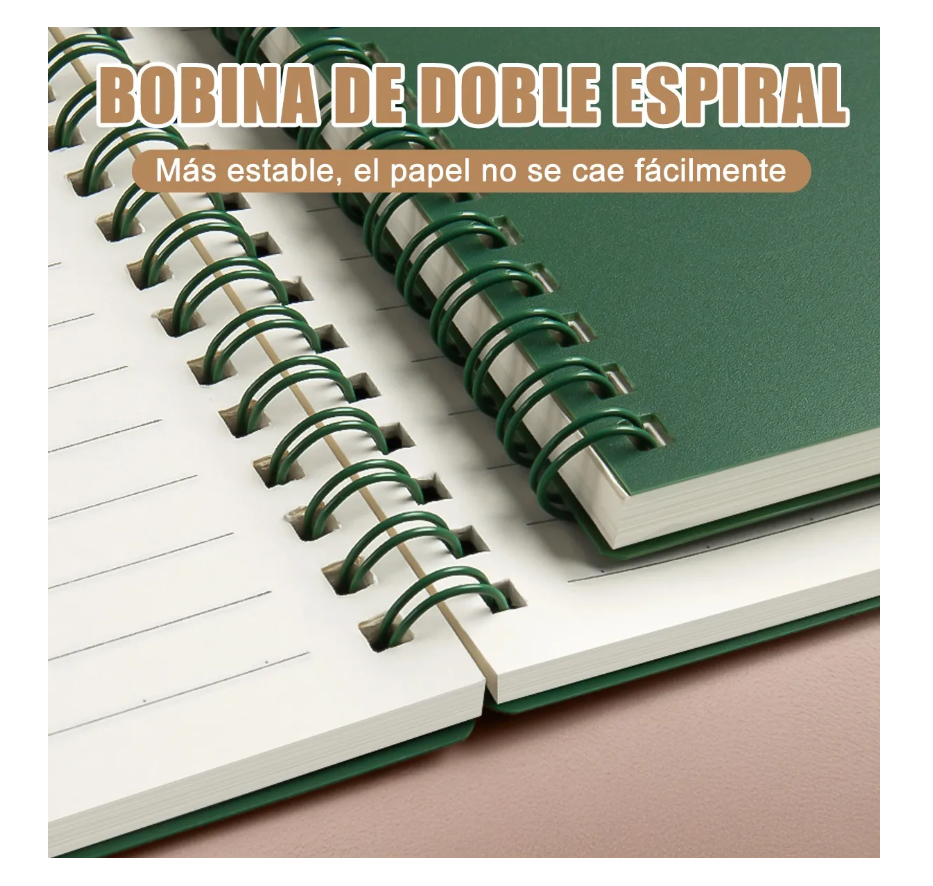 Foto 4 pulgar | 5pzs Libreta Xtellar Pasta Dura Profesional cuaderno En Espiral A5