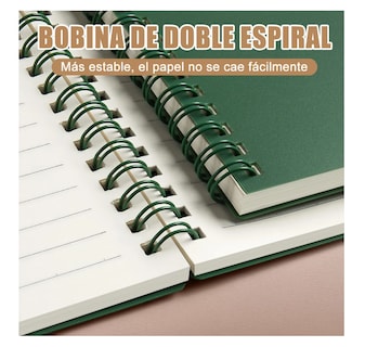 Foto 3 | 5pzs Libreta Xtellar Pasta Dura Profesional cuaderno En Espiral A5