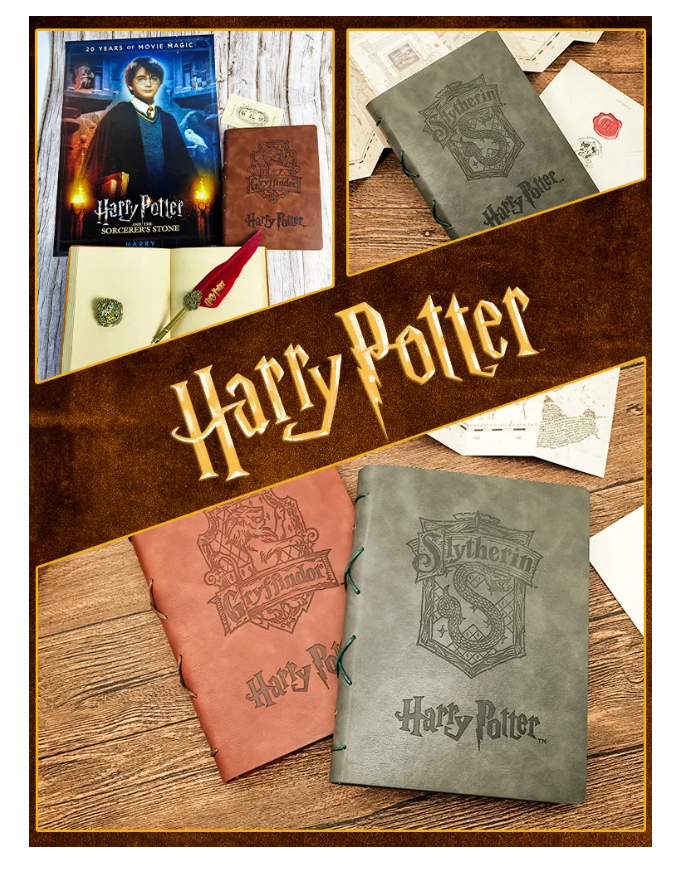 Foto 2 | Cuaderno Retro De Harry Potter - A5 200 Páginas  Original