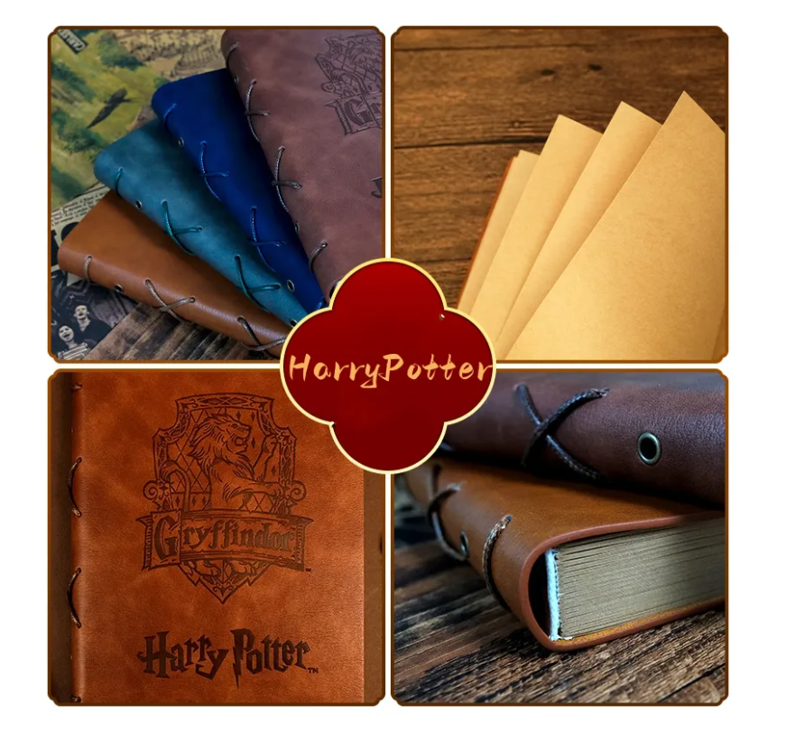 Foto 5 pulgar | Cuaderno Retro De Harry Potter - A5 200 Páginas  Original