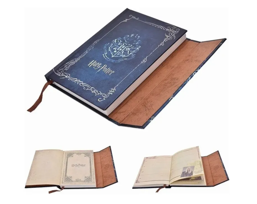 Foto 4 pulgar | Estilo Retro De Cuaderno Con Cierre Magnético Amarillo