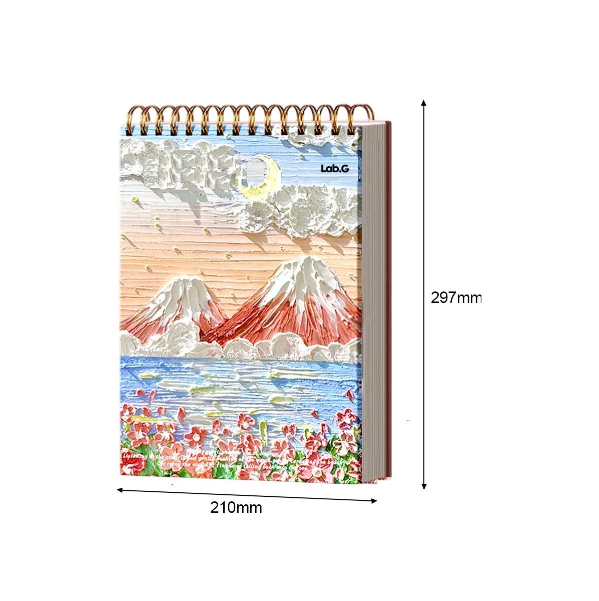 Foto 2 | 2pcs A4 Cuaderno  Lab.g De Dibujo 240p Con Lámina Gruesa Coral