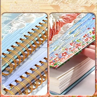 Foto 3 | 2pcs A4 Cuaderno Belug De Dibujo 240p Con Lámina Gruesa Coral