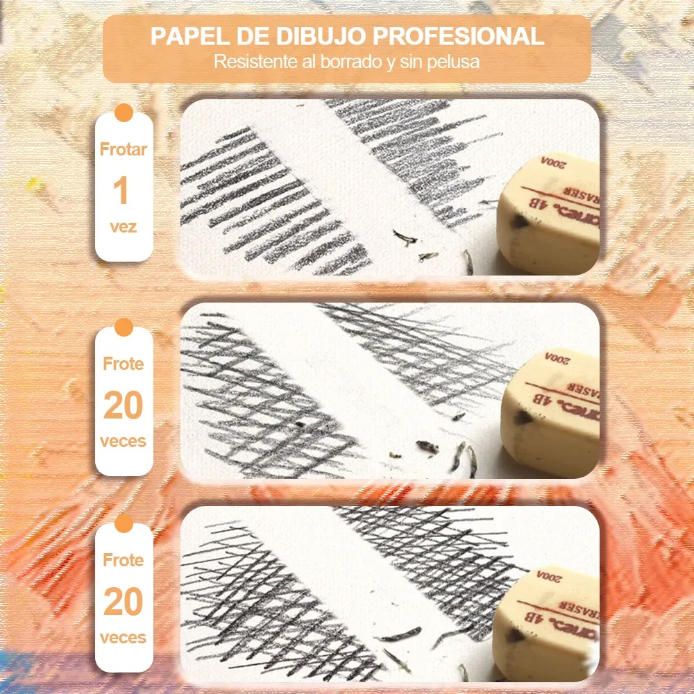 Foto 6 pulgar | 2pcs A4 Cuaderno Belug  De Dibujo 240p Con Lámina Gruesa Coral