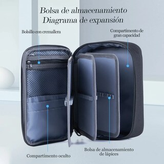 Foto 5 | Lapicera Para Escuela Con 72 Espacios P/lápices Y Más Lab.g Negro