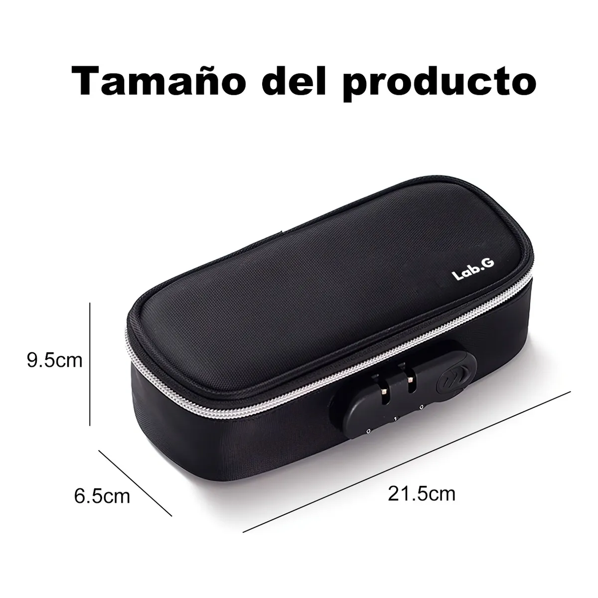 Foto 3 | Estuche Organizador Para 80 Lápices Cartucheras Escolares Lab.g Negro