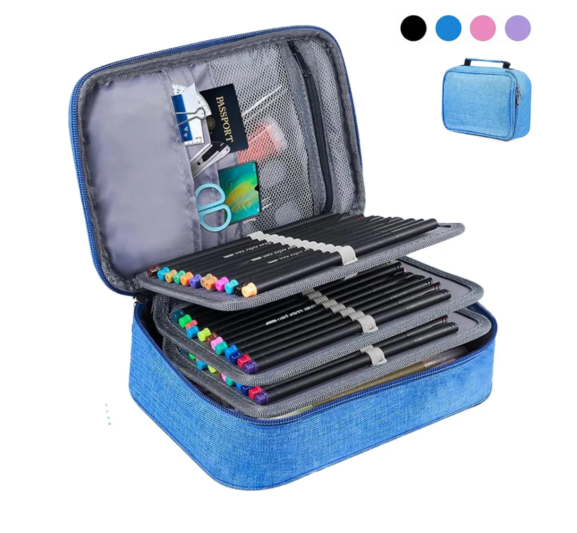 Estuche Para Lapices 72 Ranuras Lapiceras Organizadoras