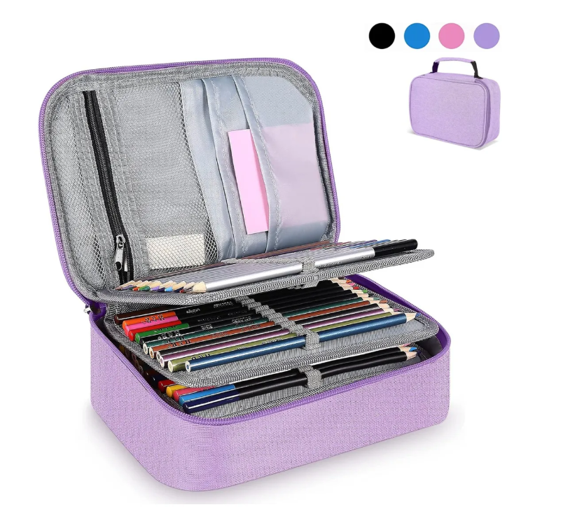 Estuche Para Lapices 72 Ranuras Lapiceras Organizadoras