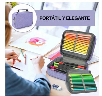 Foto 5 | Estuche Para Lapices 72 Ranuras Lapiceras Organizadoras