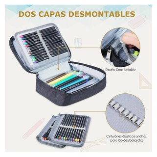Foto 4 | Estuche Para Lapices 72 Ranuras Lapiceras Organizadoras