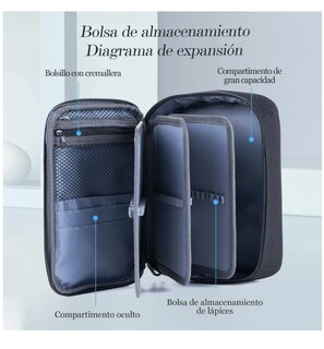 Foto 2 | Estuche Para Lapices 72 Ranuras Lapiceras Organizadoras