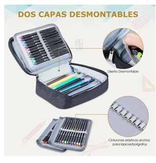 Foto 5 | Estuche Para Lapices 72 Ranuras Lapiceras Organizadoras