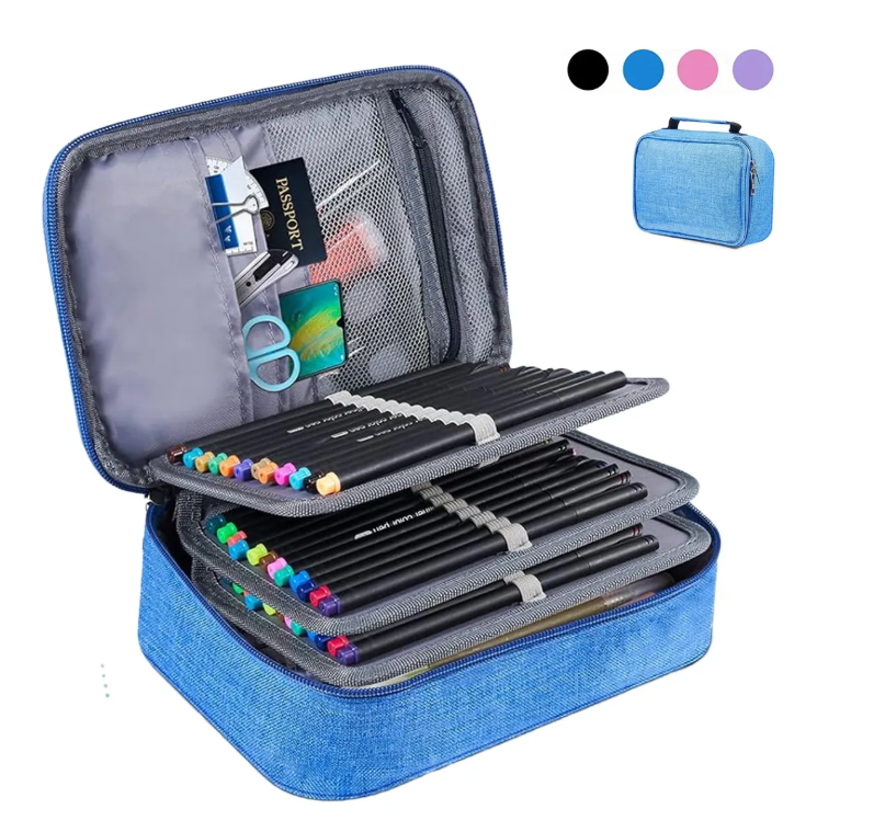 Estuche Para Lapices 72 Ranuras Lapiceras Organizadoras