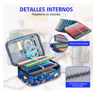 Foto 2 | Estuche Para Lápices Con 72 Ranuras De Gran Capacidad