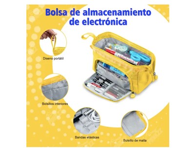 Foto 4 | Estuche Xtellar Para Lápices Capacidad De 100 Lapiceras Organizador