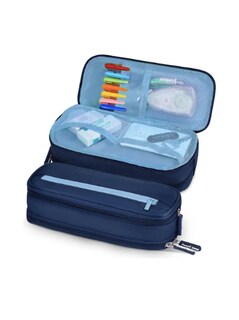 Foto 1 | Estuche Para Lapices Xtellar De Gran Capacidad Estuches Escolares Color Azul
