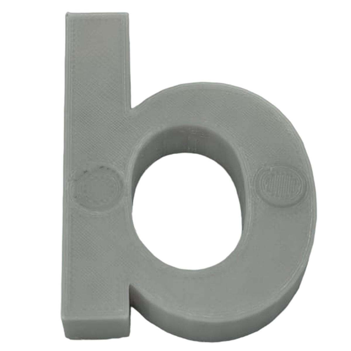 Foto 2 pulgar | Letras Elegantes En 3d De Hogar3d Art Mxafy-019 1 Pieza Gris