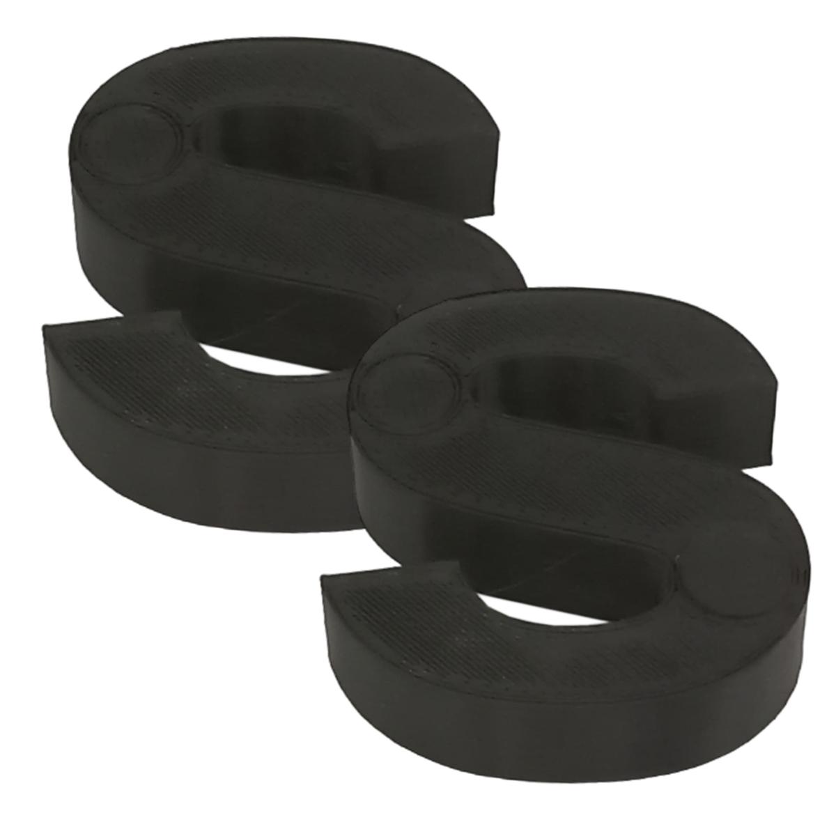 Foto 2 pulgar | Letras Decorativa Para La Educación3d Art Mxafb-128 2 Piezas Negro