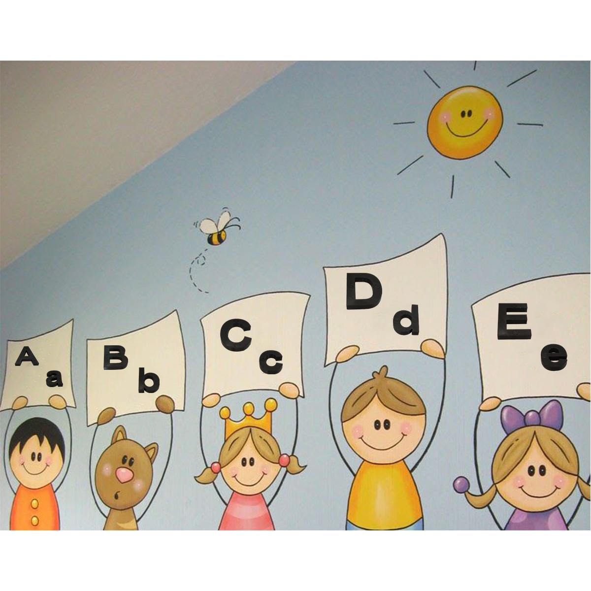 Foto 4 pulgar | Letras Decorativa Para La Educación3d Art Mxafb-128 2 Piezas Negro