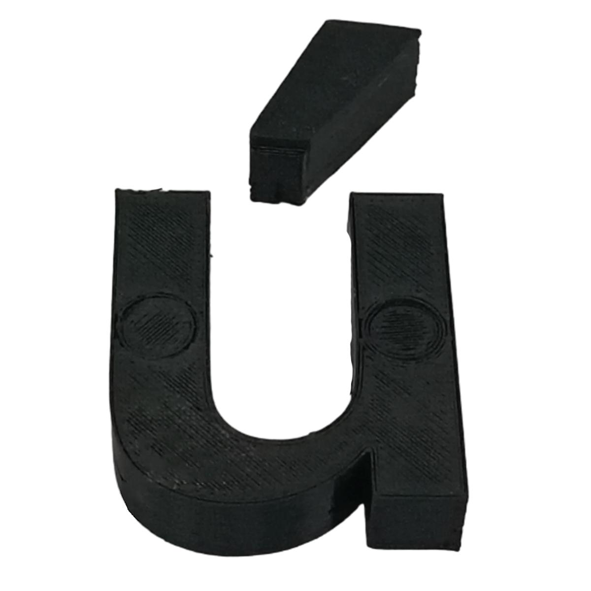 Foto 2 pulgar | Alfabeto de Aprendizaje 3D Art Negro Alta Calidad 1 Pieza
