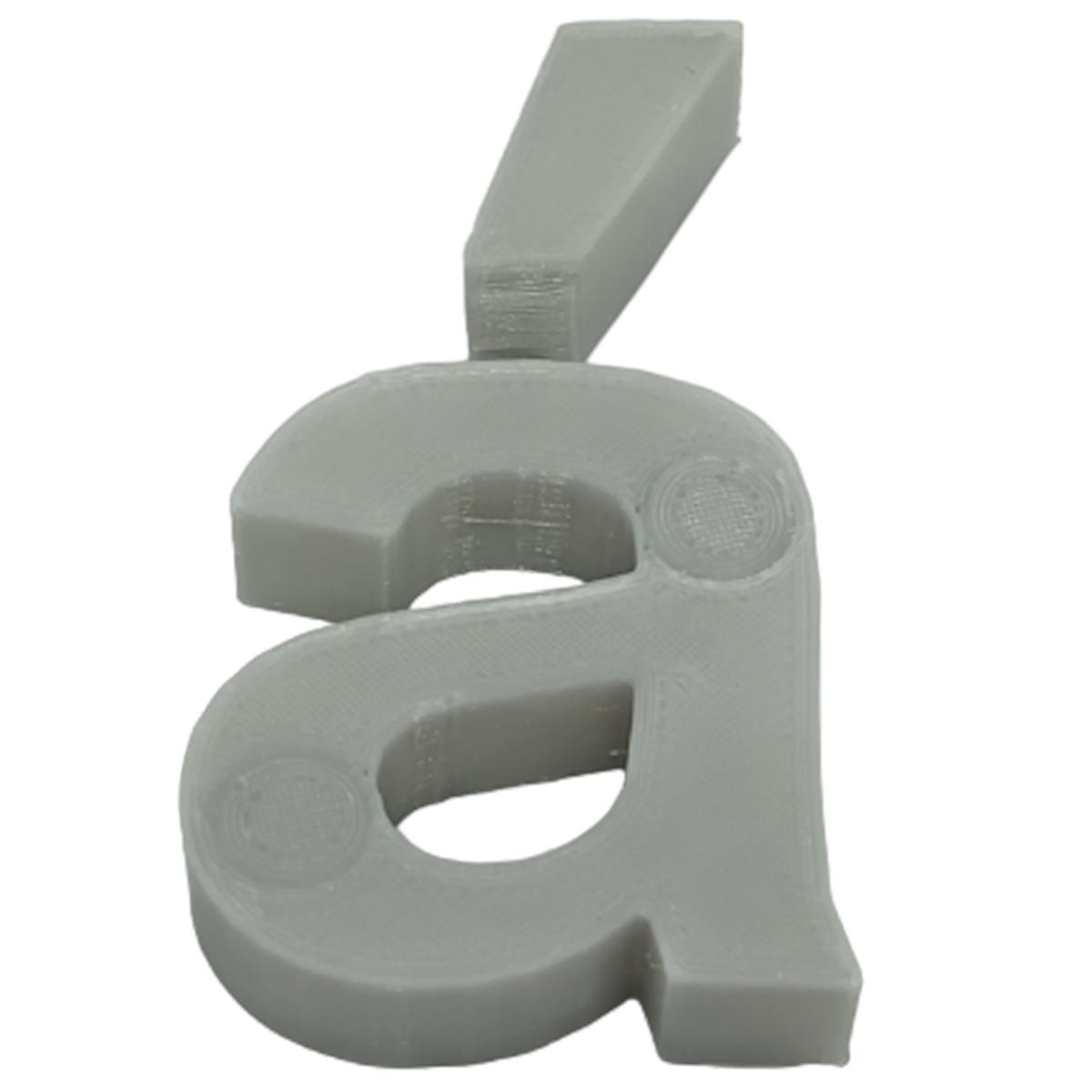 Letras Decorativa Creativas 3d3d Art Mxafy-011 1 Pieza Gris