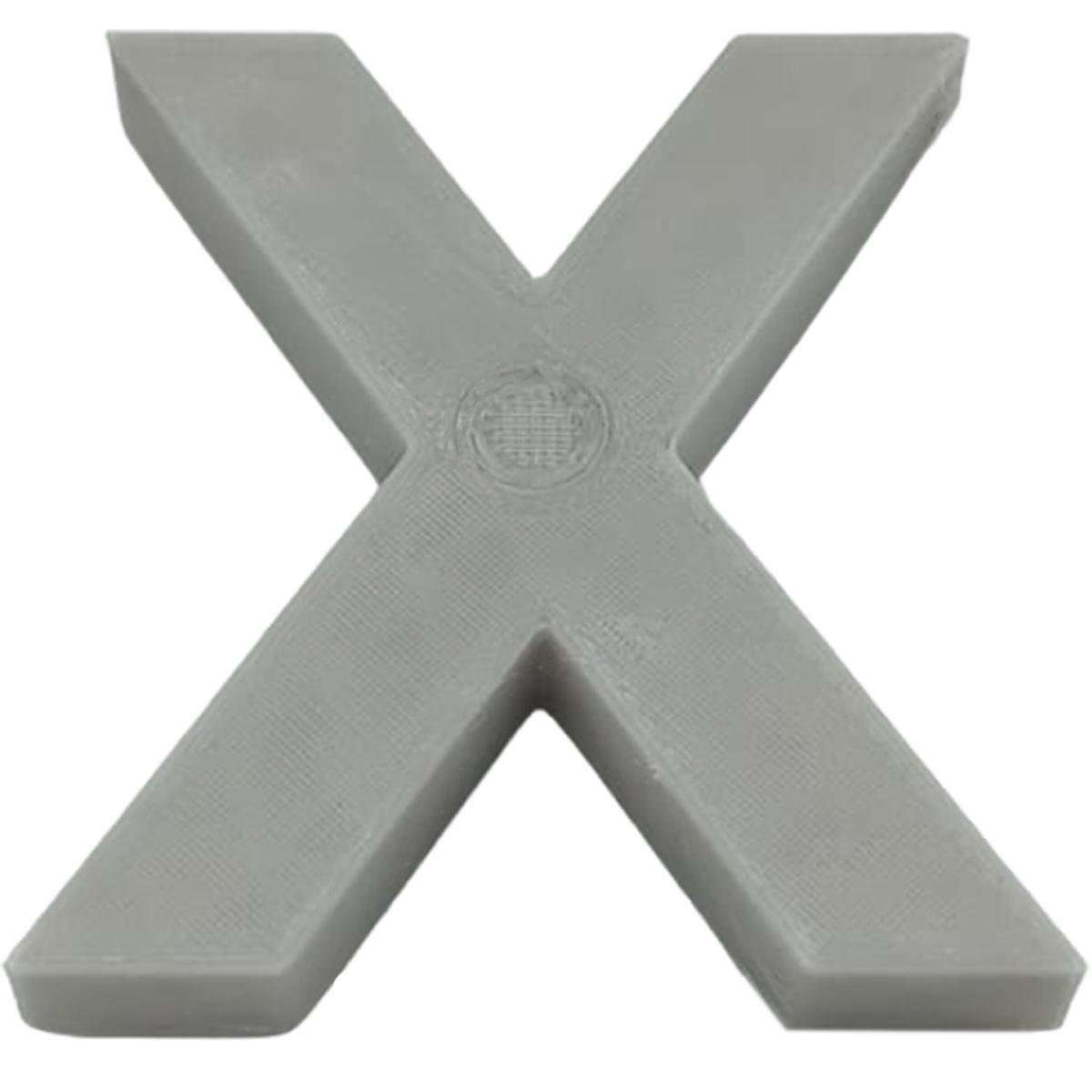 Foto 3 pulgar | Letra Decorativa para Pared 3D Art MXAFY-157 1 Pieza Gris