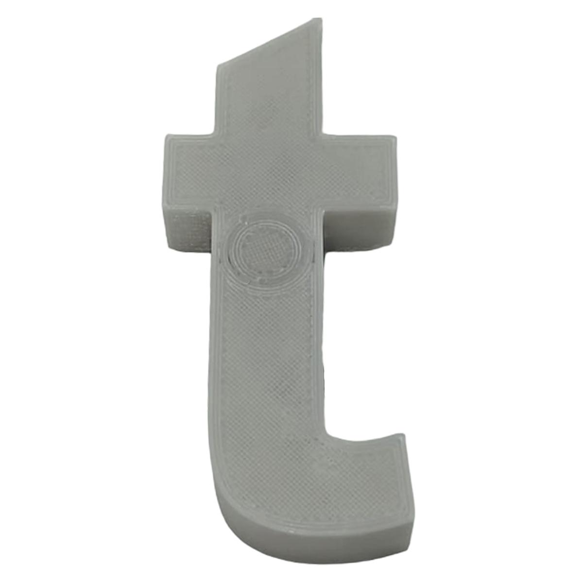 Foto 2 pulgar | Letras Decorativa Para Aprendizaje3d Art Mxafy-131 1 Pieza Gris