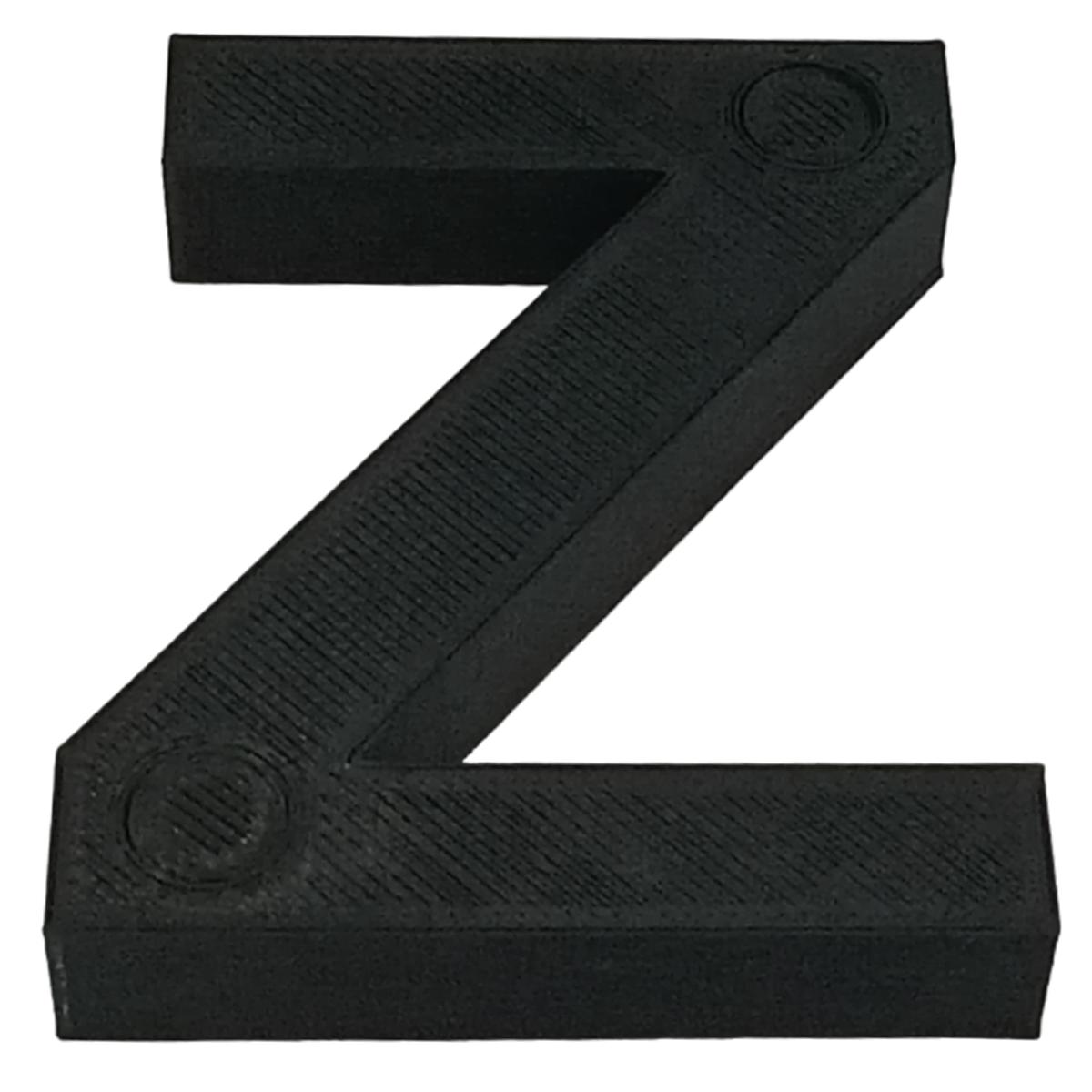 Foto 2 pulgar | Alfabeto de Aprendizaje 3D Art Negro Alta Calidad 1 Pieza