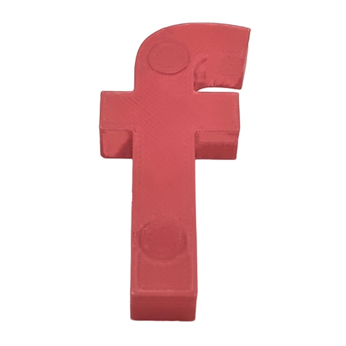 Letra 3d Art Mxafd-047 1 Pieza Roja