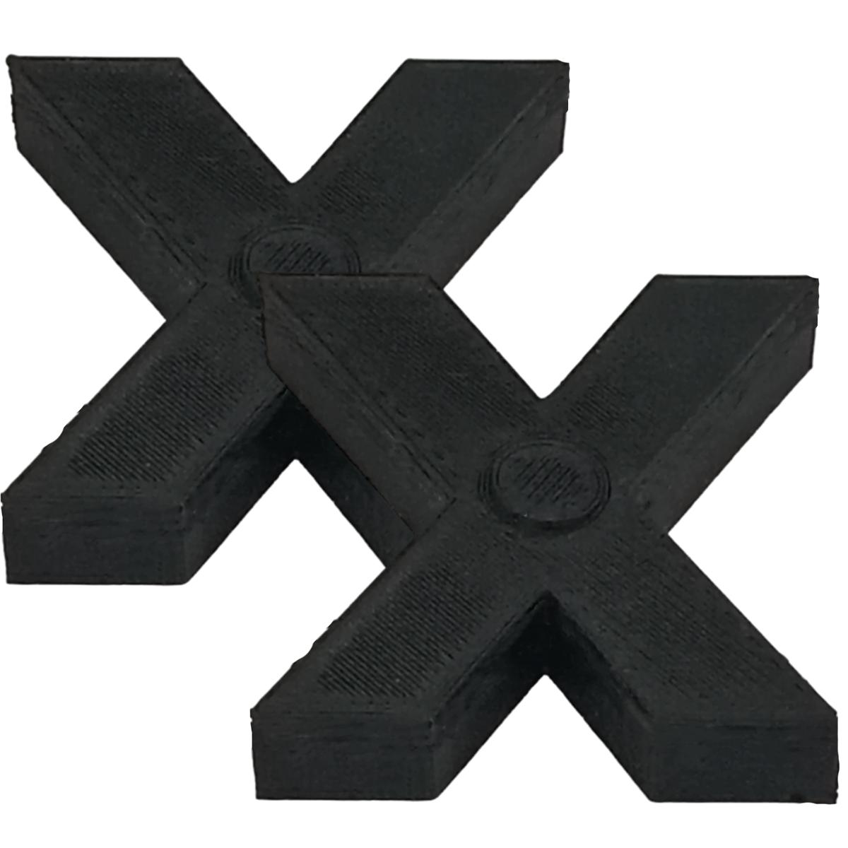 Foto 1 | Alfabeto de Aprendizaje 3D Art Negro Alta Calidad 2 Piezas