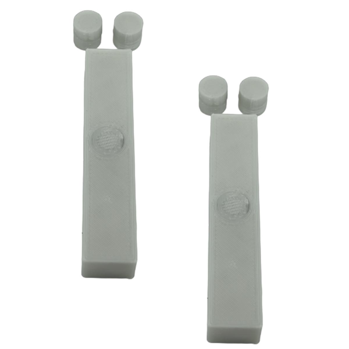Foto 2 pulgar | Letras Decorativa Creativa 3D Art 2 Piezas Gris