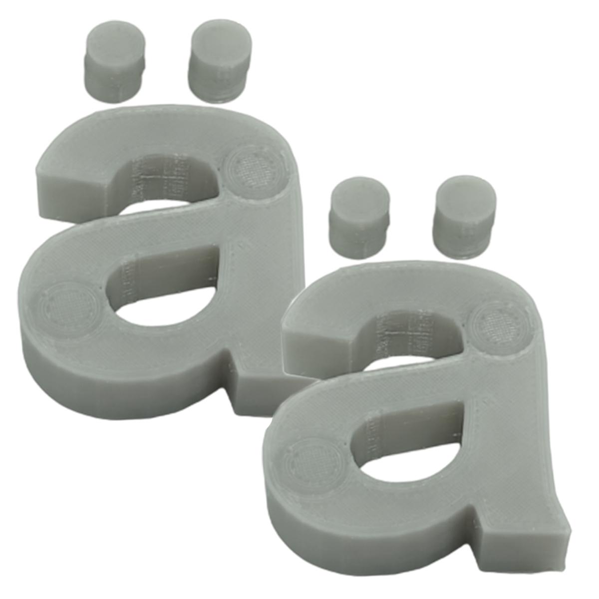 Foto 2 pulgar | Letras Elegantes En 3d Para Casas3d Art Mxafy-016 2 Piezas Gris