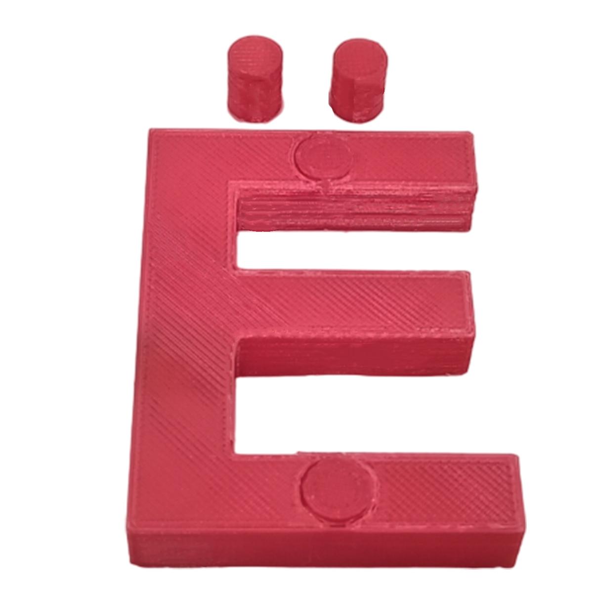 Letras 3D Art Mxafd-035 1 Pieza Rojo