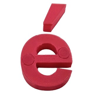 Foto 2 | Letra Decorativa 3d Art Mxafd-041 1 Pieza Roja