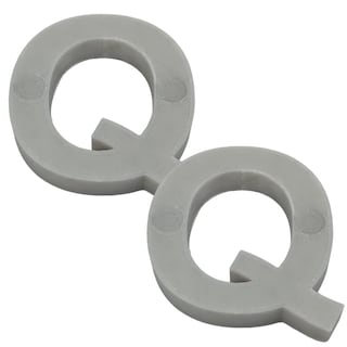 Foto 1 | Letras 3d Art Mxafy-118 2 Piezas Gris