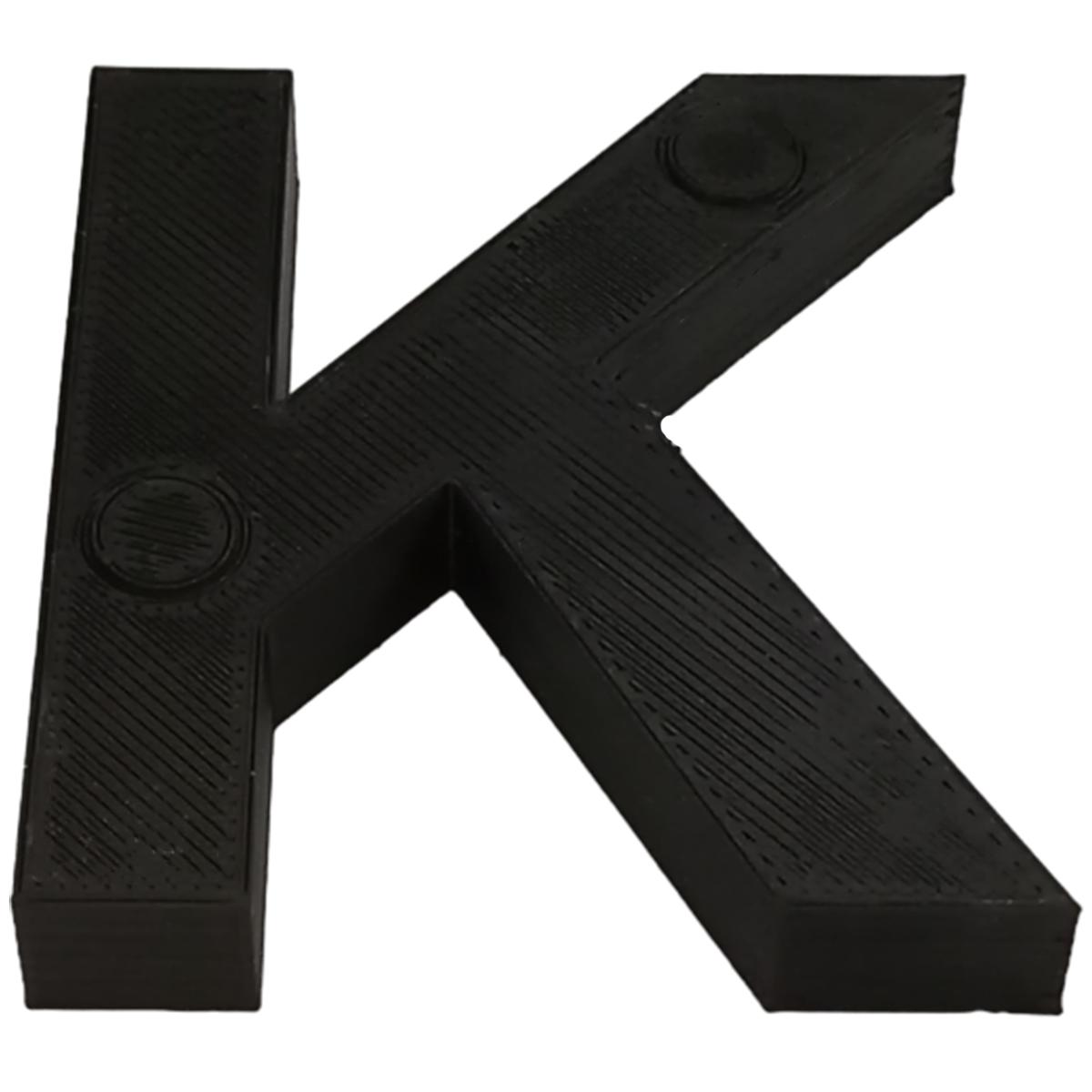Foto 2 pulgar | Letra Elegante Creativa 3D Art 1 Pieza Negro