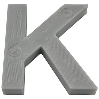 Foto 2 | Letra Elegante Creative 3D Art 1 Pieza Gris
