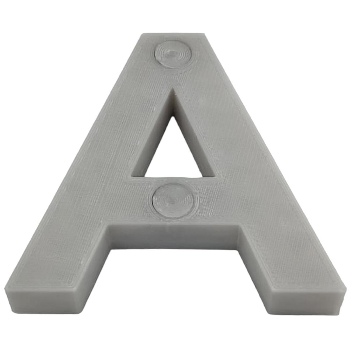 Foto 2 pulgar | Letra 3d Art Mxafy-001 1 Pieza Gris
