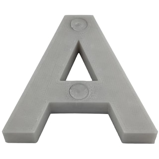 Foto 2 | Letra 3d Art Mxafy-001 1 Pieza Gris