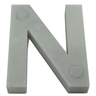 Foto 1 | Letras 3D Art Mxafy-089 1 Pieza Gray